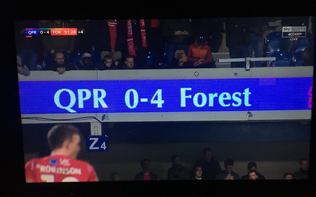 Forest are magic – QPR 0 – Forest 4 – Matchday 17